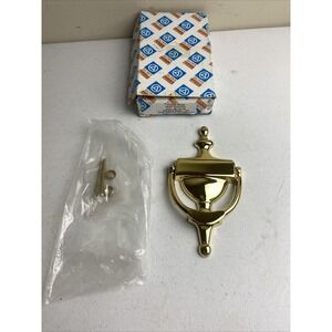 BALDWIN Forged Brass DOOR KNOCKER 0110 W/ Mounting Hardware New Original Box